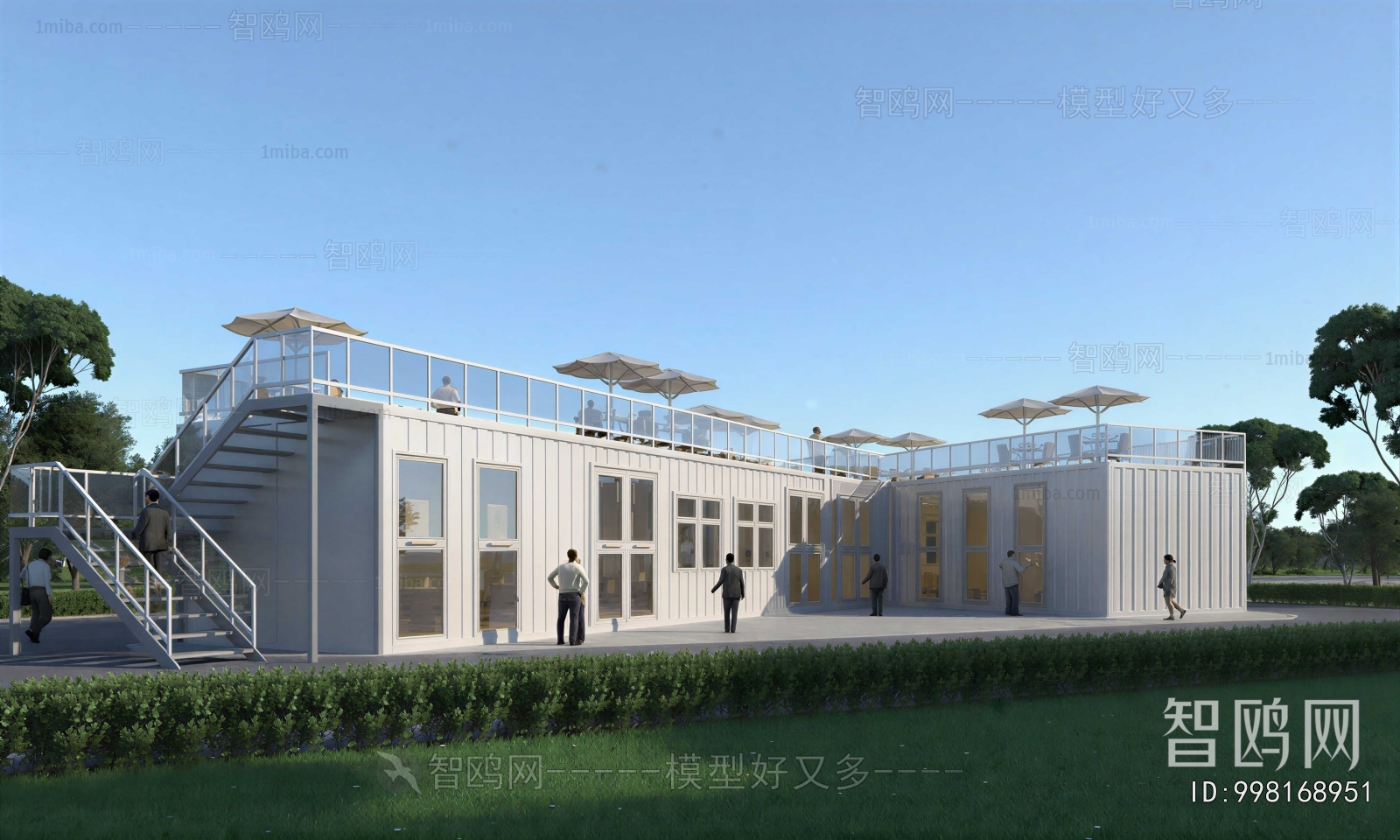 Modern Appearance Of Commercial Building