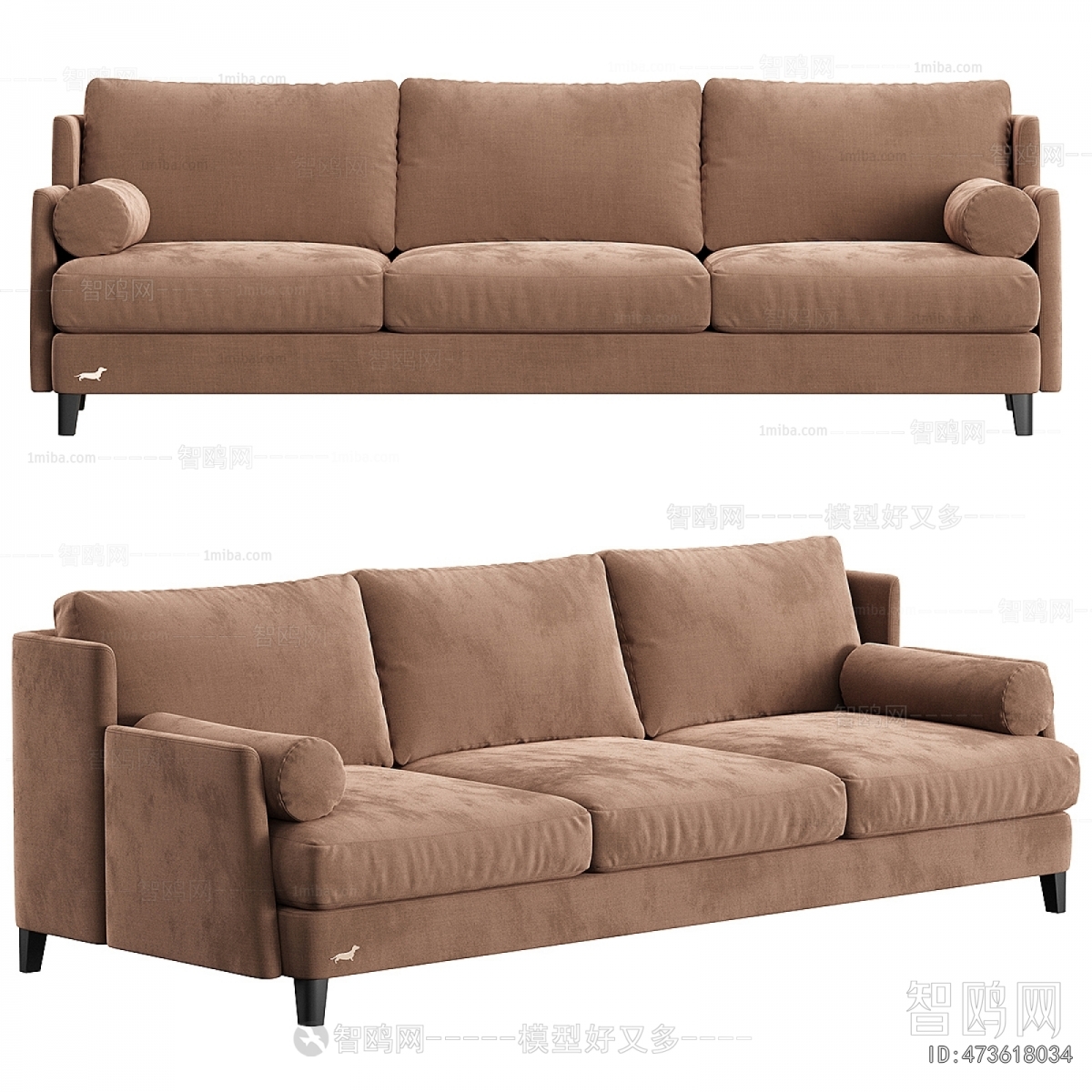 Modern Three-seat Sofa