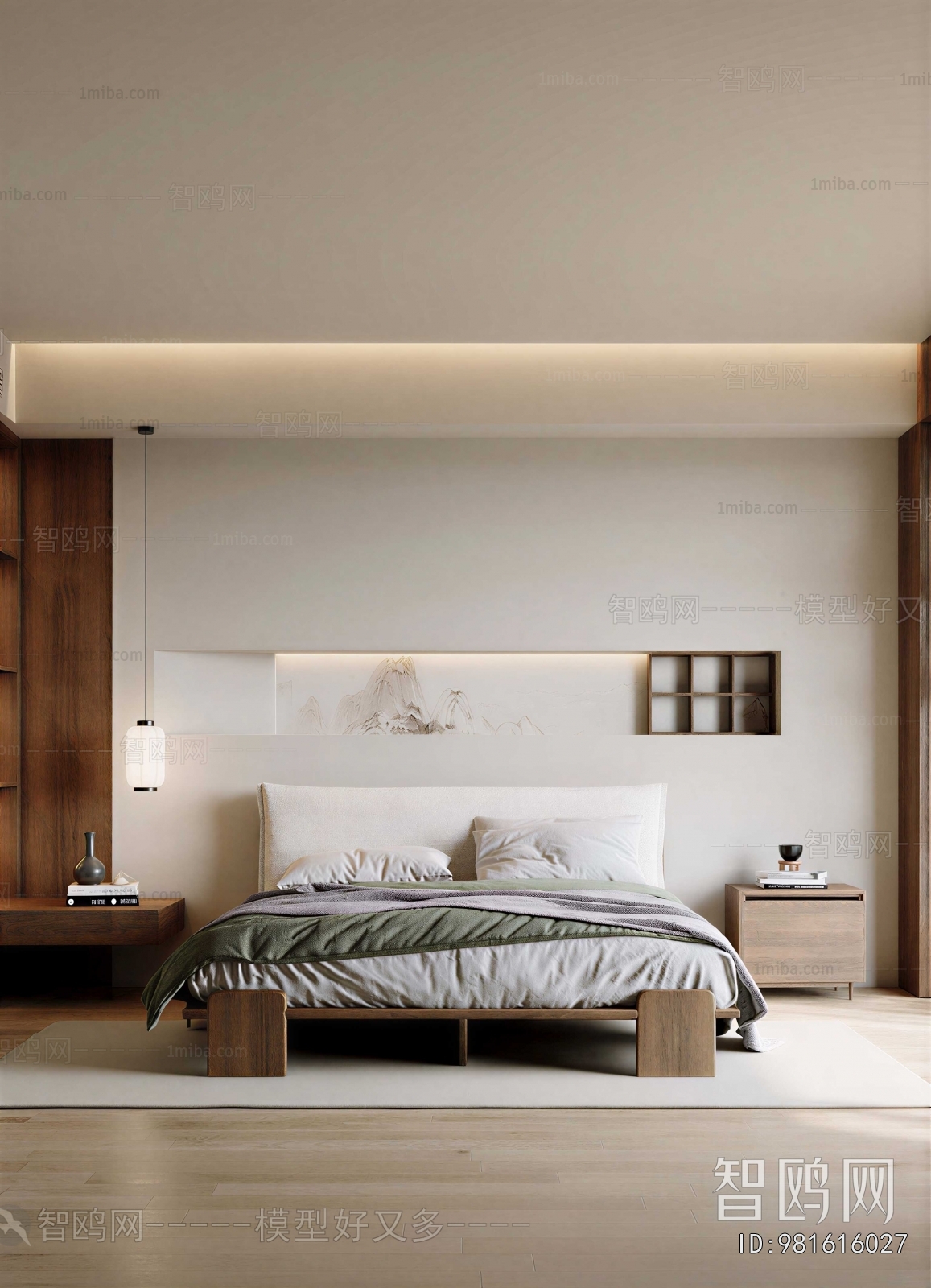 New Chinese Style Bedroom