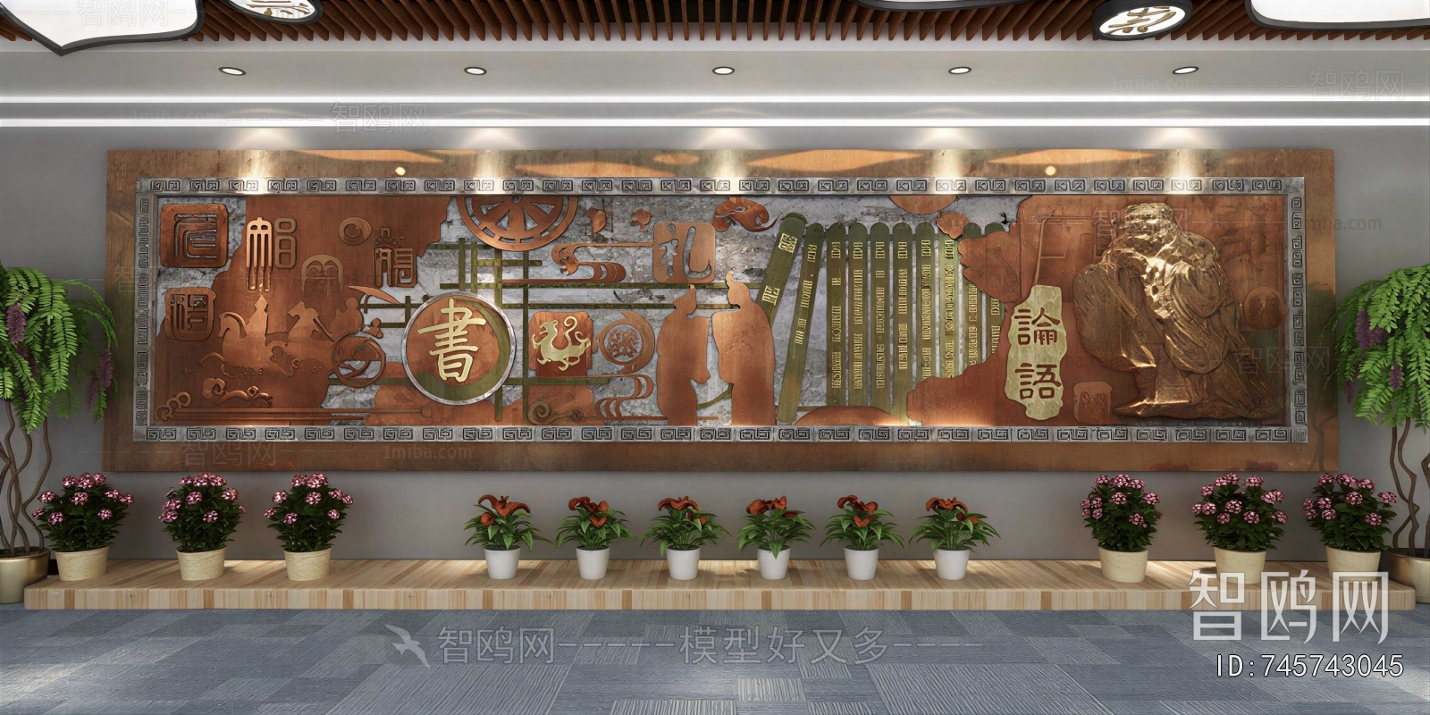 New Chinese Style Exhibition Hall