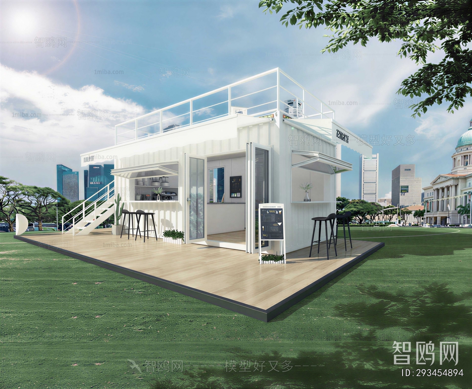 Modern Appearance Of Commercial Building