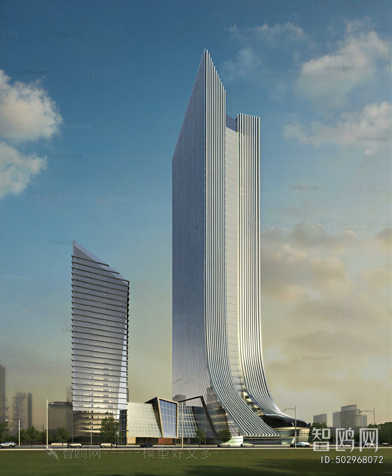 Modern Appearance Of Commercial Building