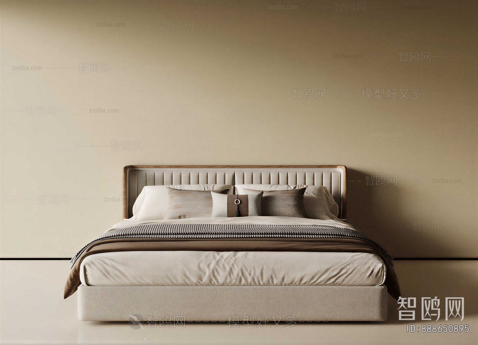 New Chinese Style Double Bed