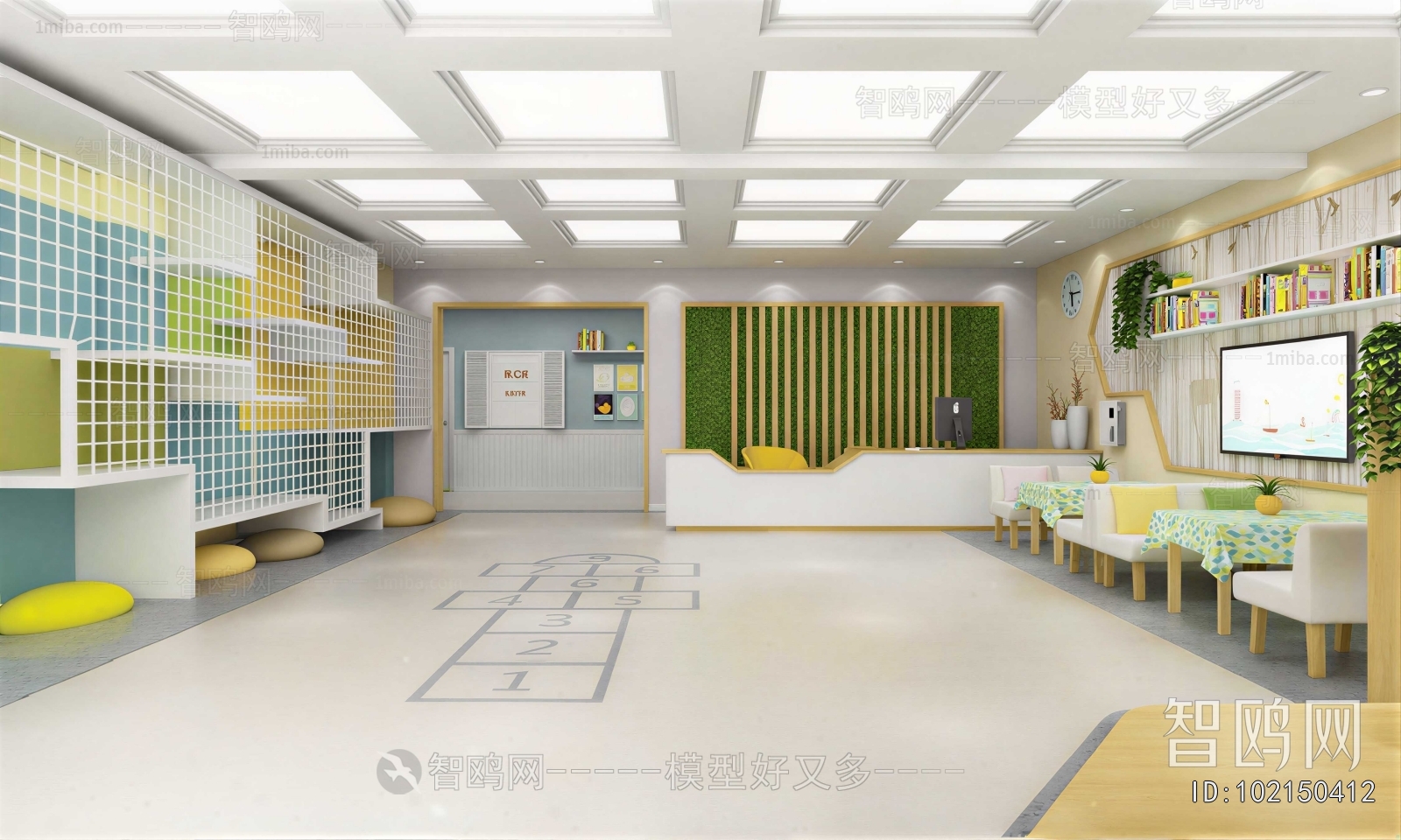 Modern Kindergarten Hall