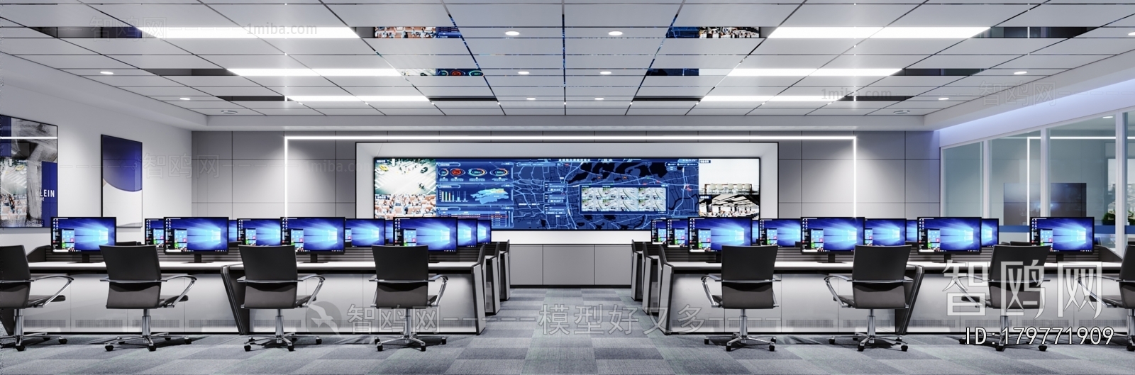 Modern Monitor Room