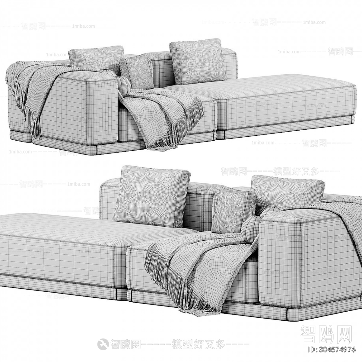 Modern Three-seat Sofa