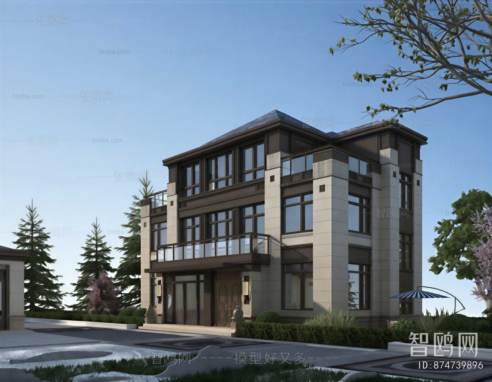 New Chinese Style Detached Villa