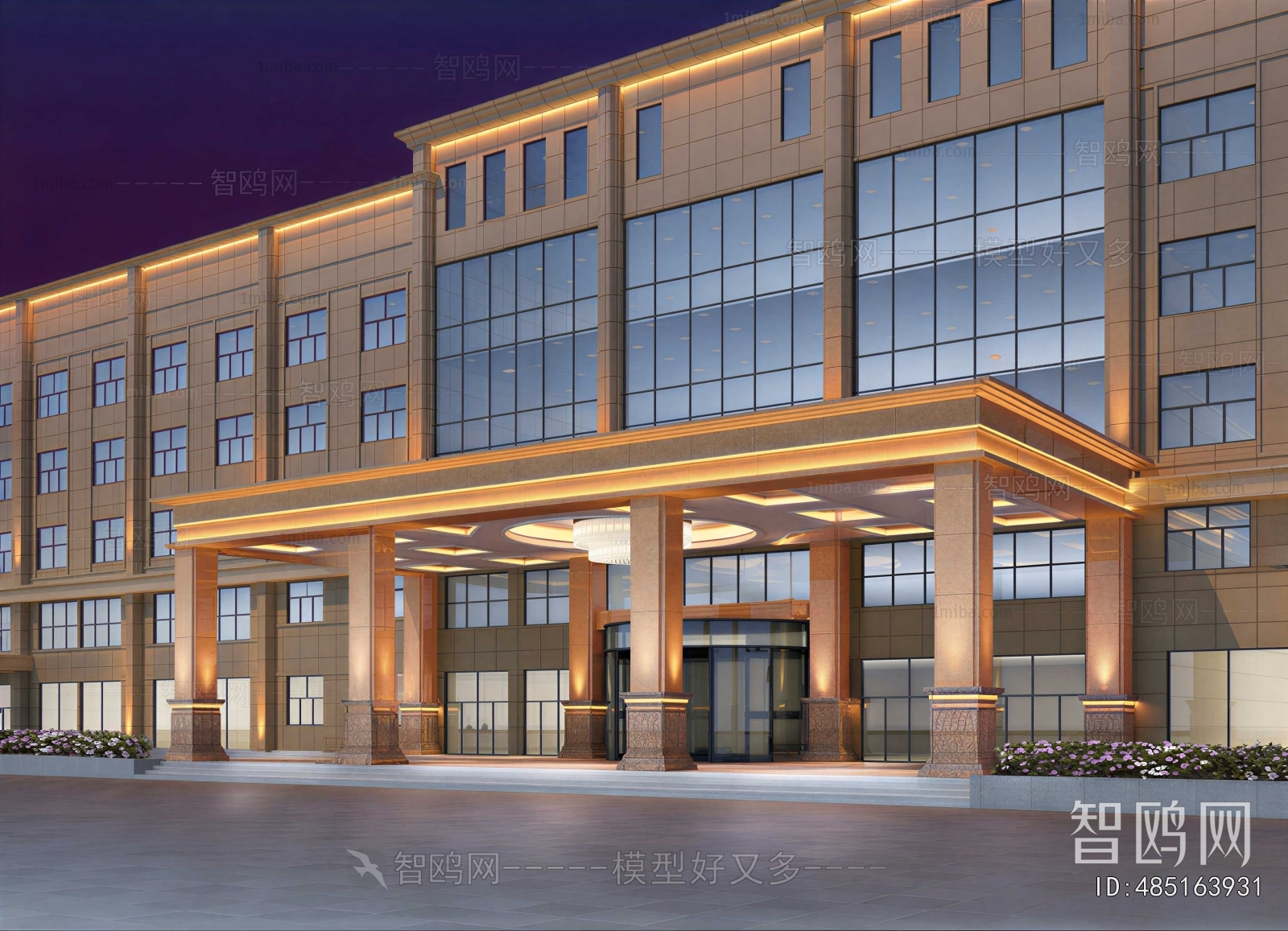 Modern Appearance Of Commercial Building