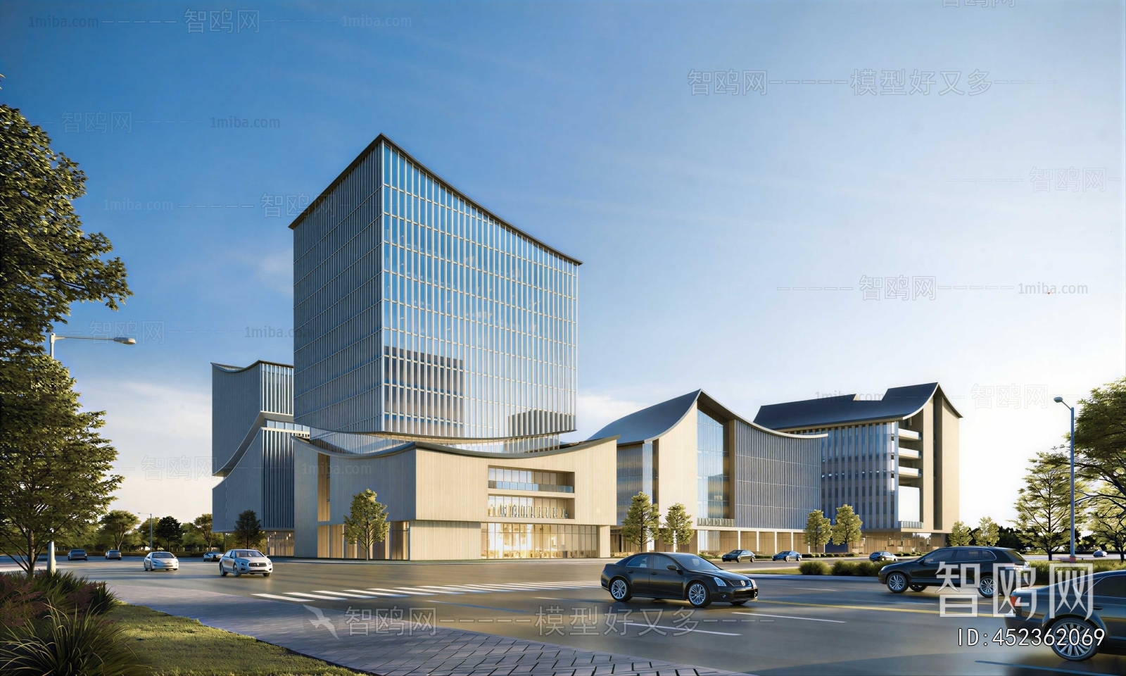 Modern Appearance Of Commercial Building