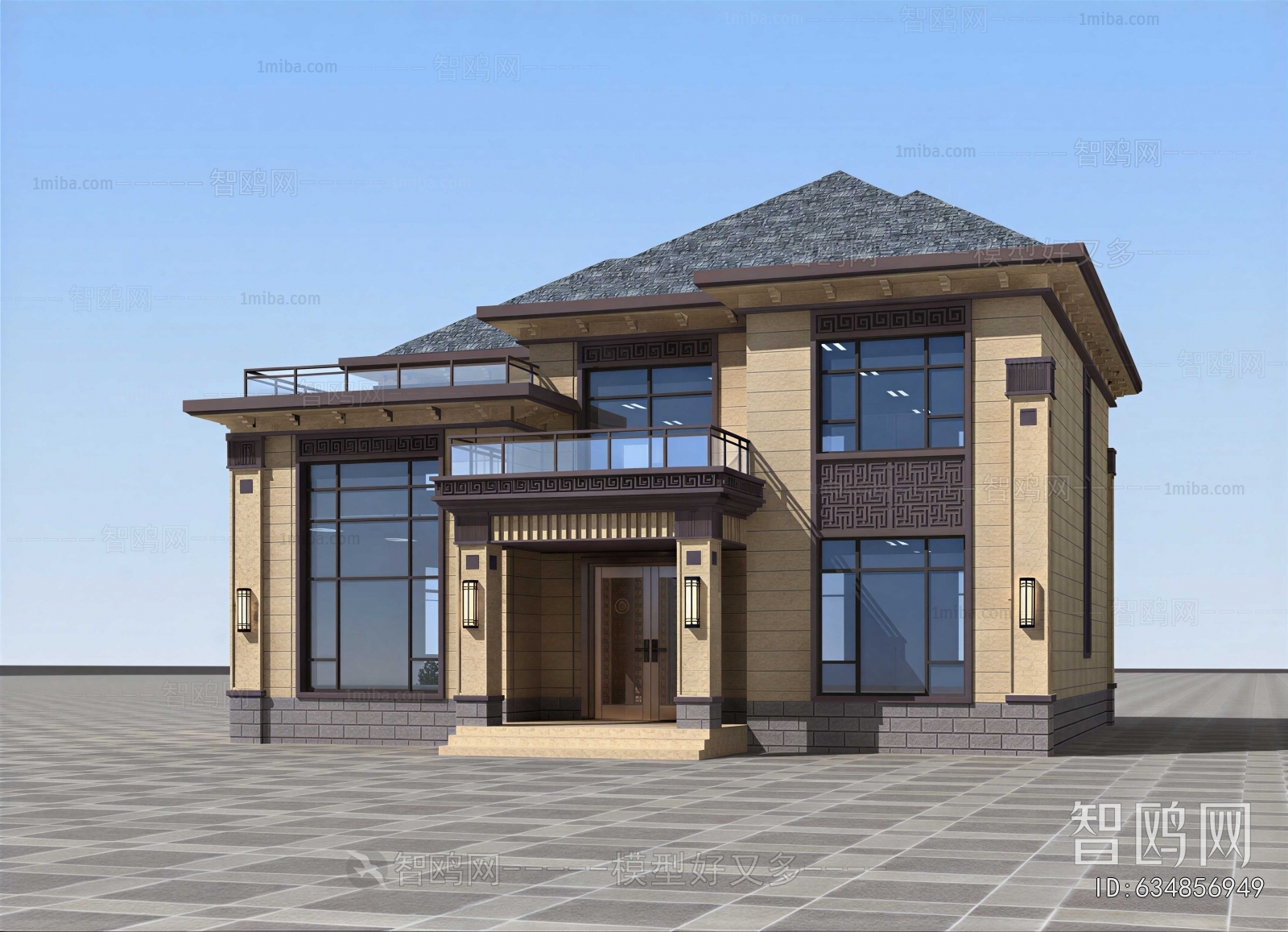 New Chinese Style Detached Villa