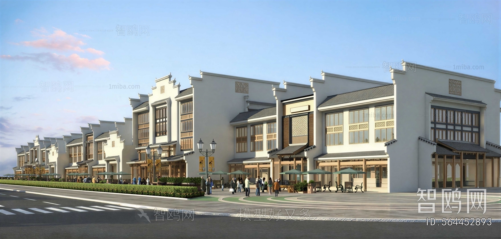 New Chinese Style Commercial Street