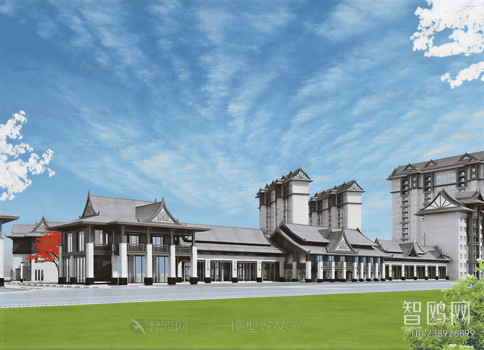 Southeast Asian Style Residential Building