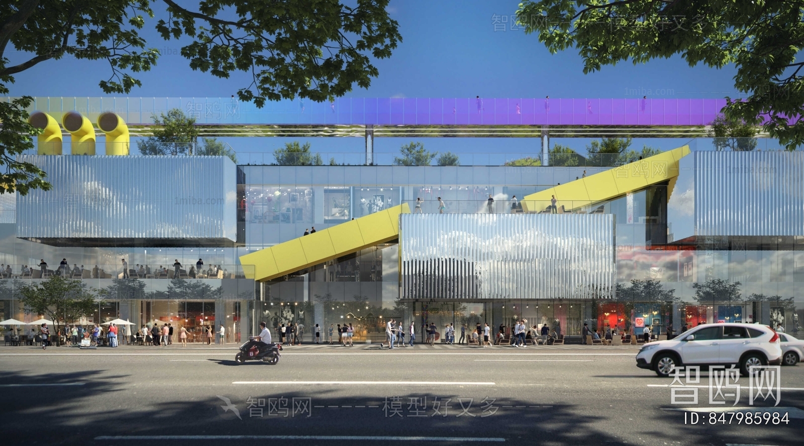 Modern Appearance Of Commercial Building