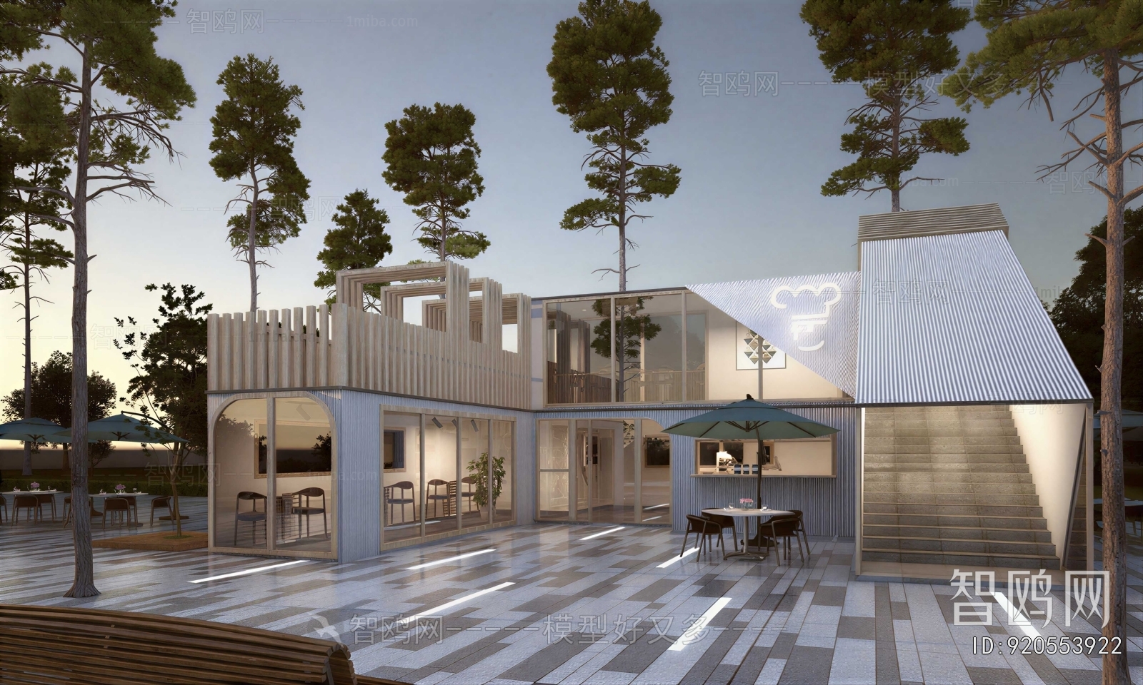 Modern Courtyard/landscape