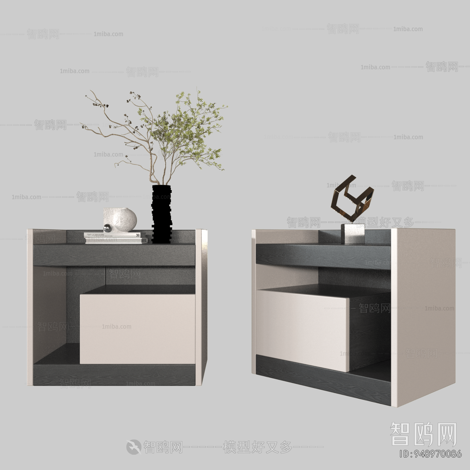 Modern Bedside Cupboard