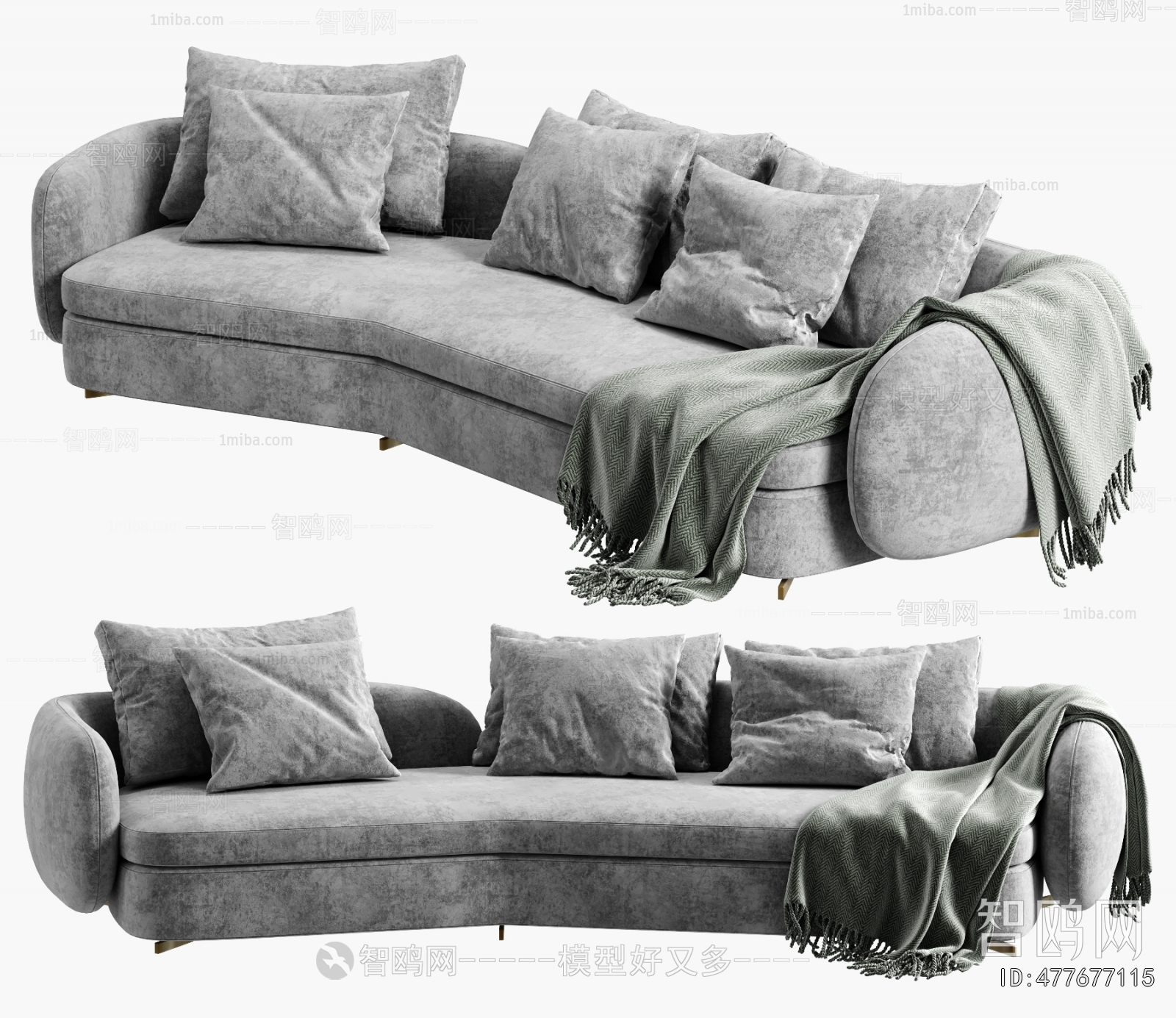 Modern Curved Sofa