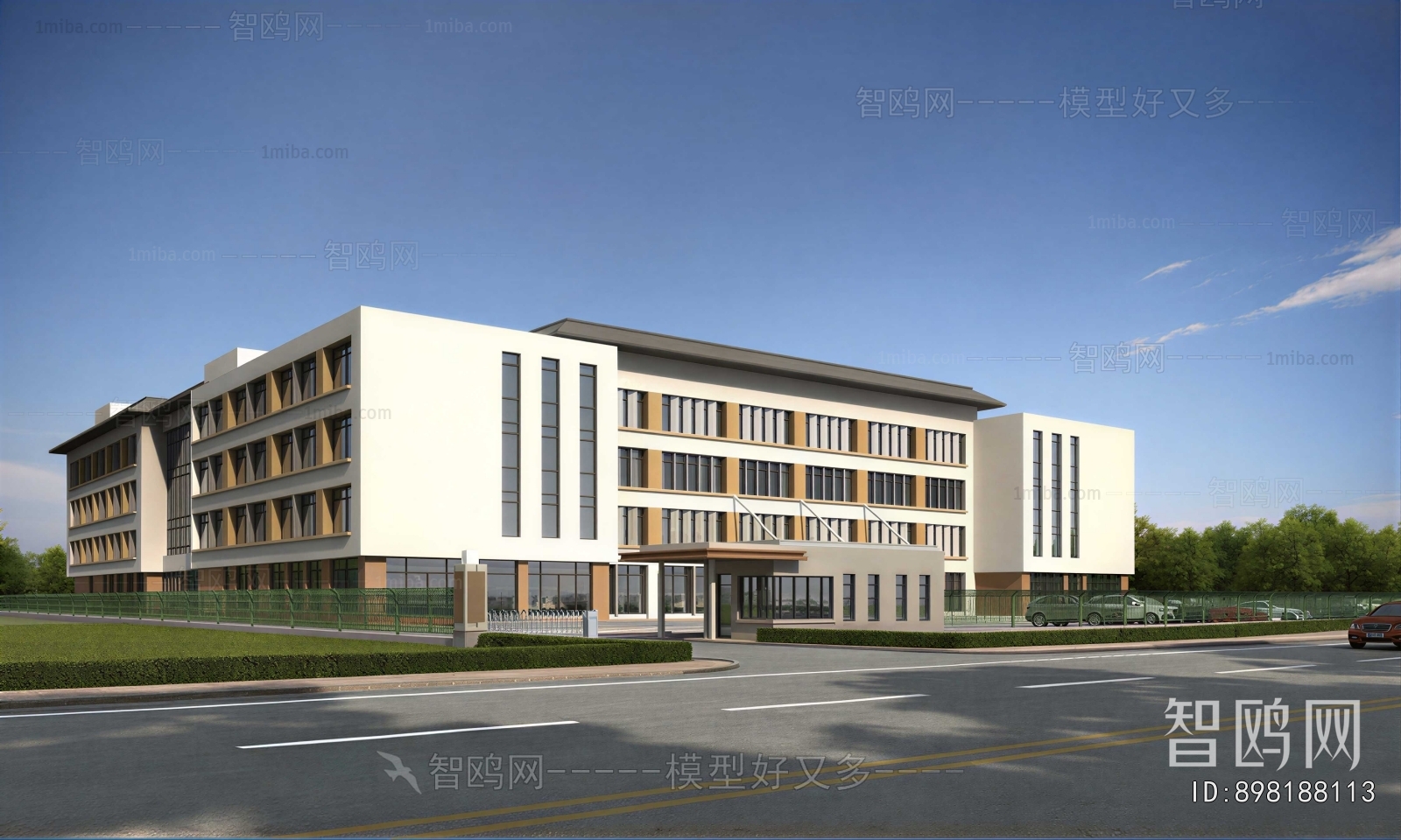 Modern Appearance Of Commercial Building