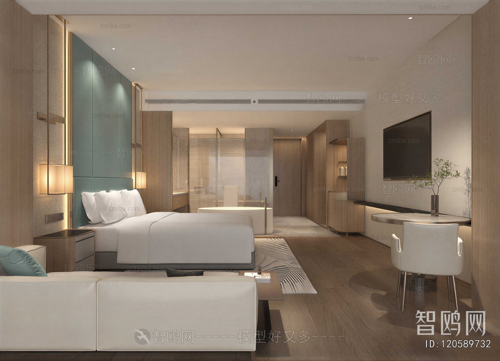Modern Guest Room