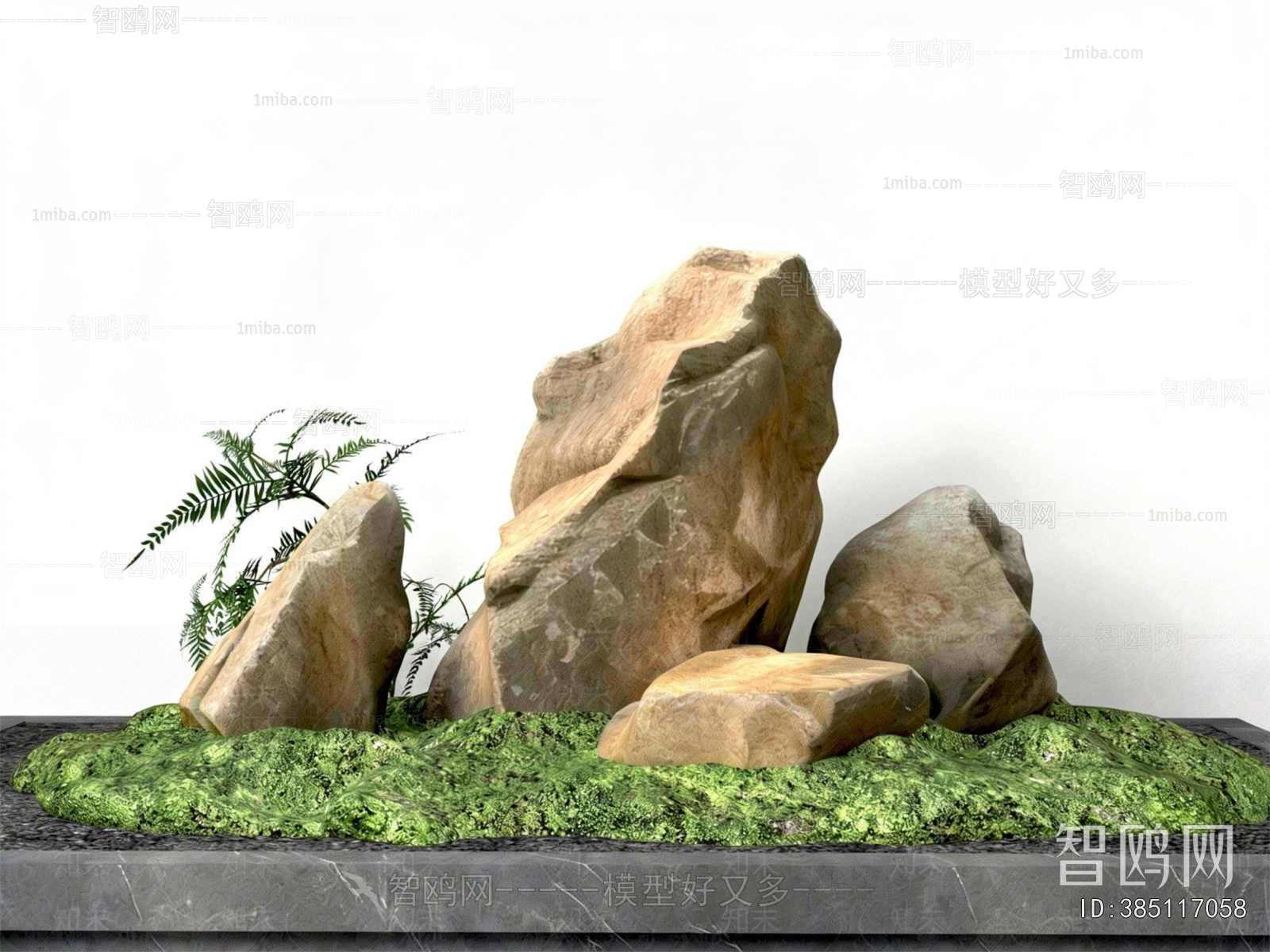 New Chinese Style Rockery Waterscape