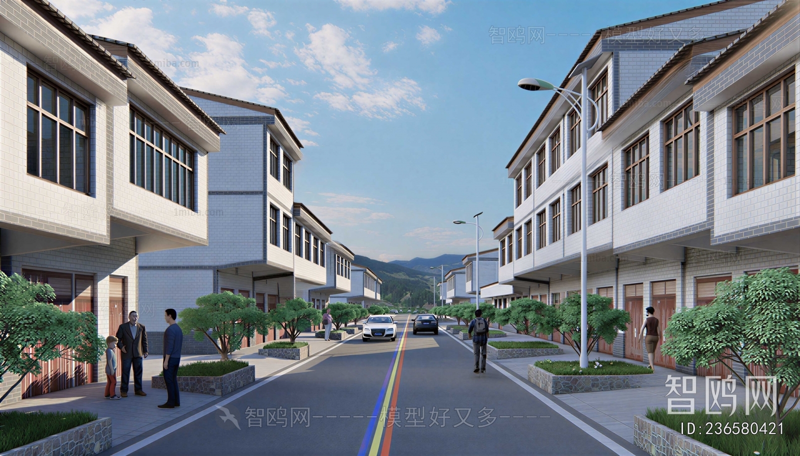 New Chinese Style Commercial Street