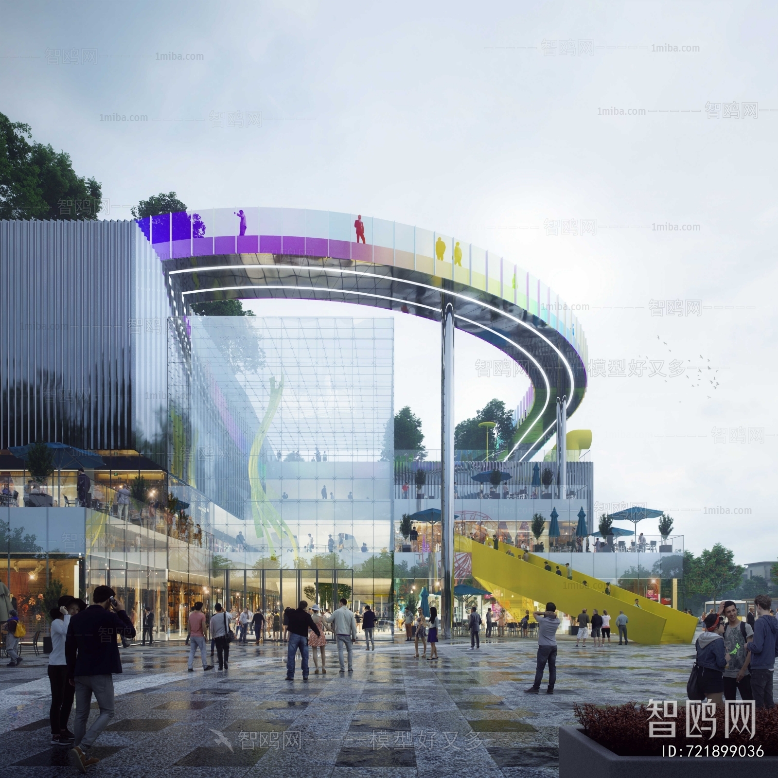 Modern Appearance Of Commercial Building
