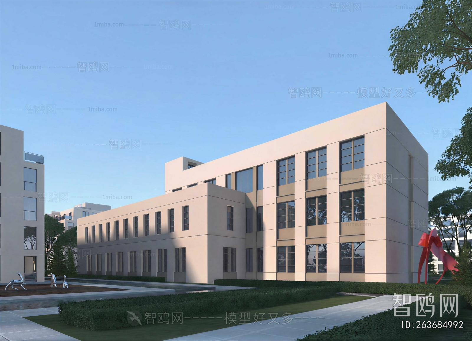 Modern Appearance Of Commercial Building