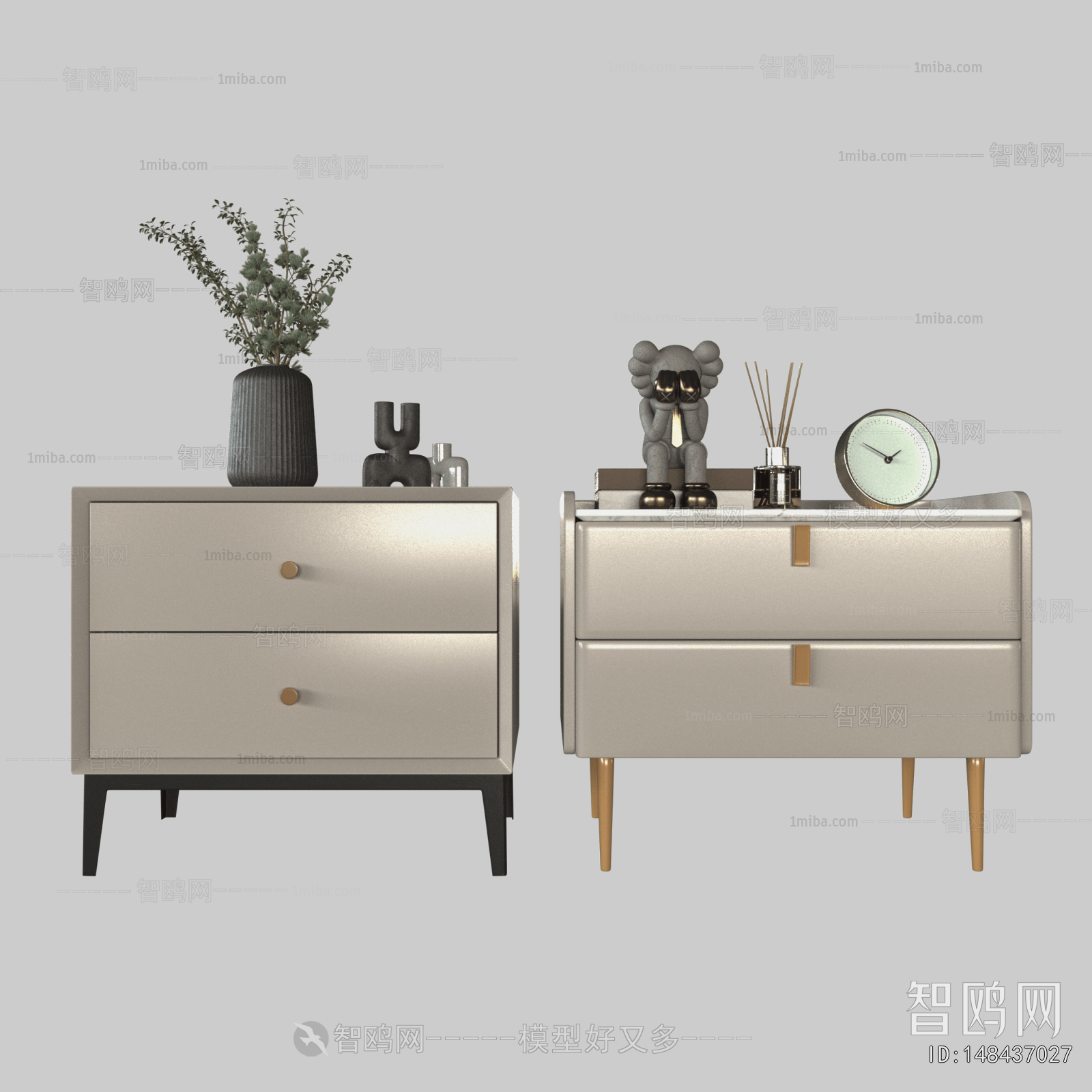 Modern Bedside Cupboard