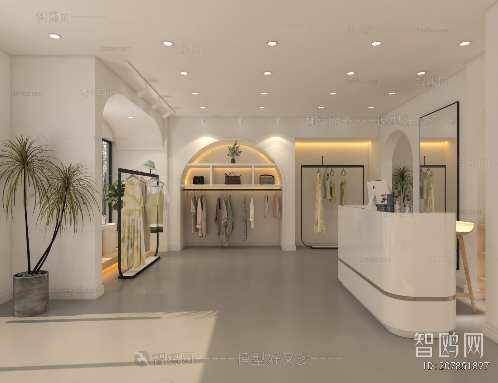 Modern Clothing Store