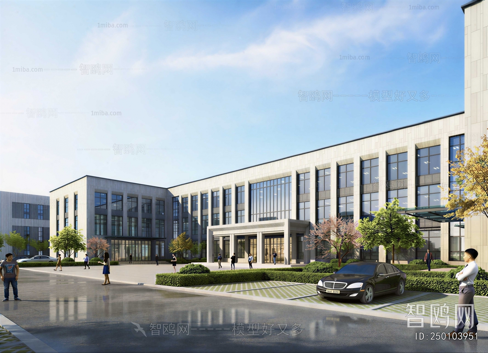Modern Appearance Of Commercial Building