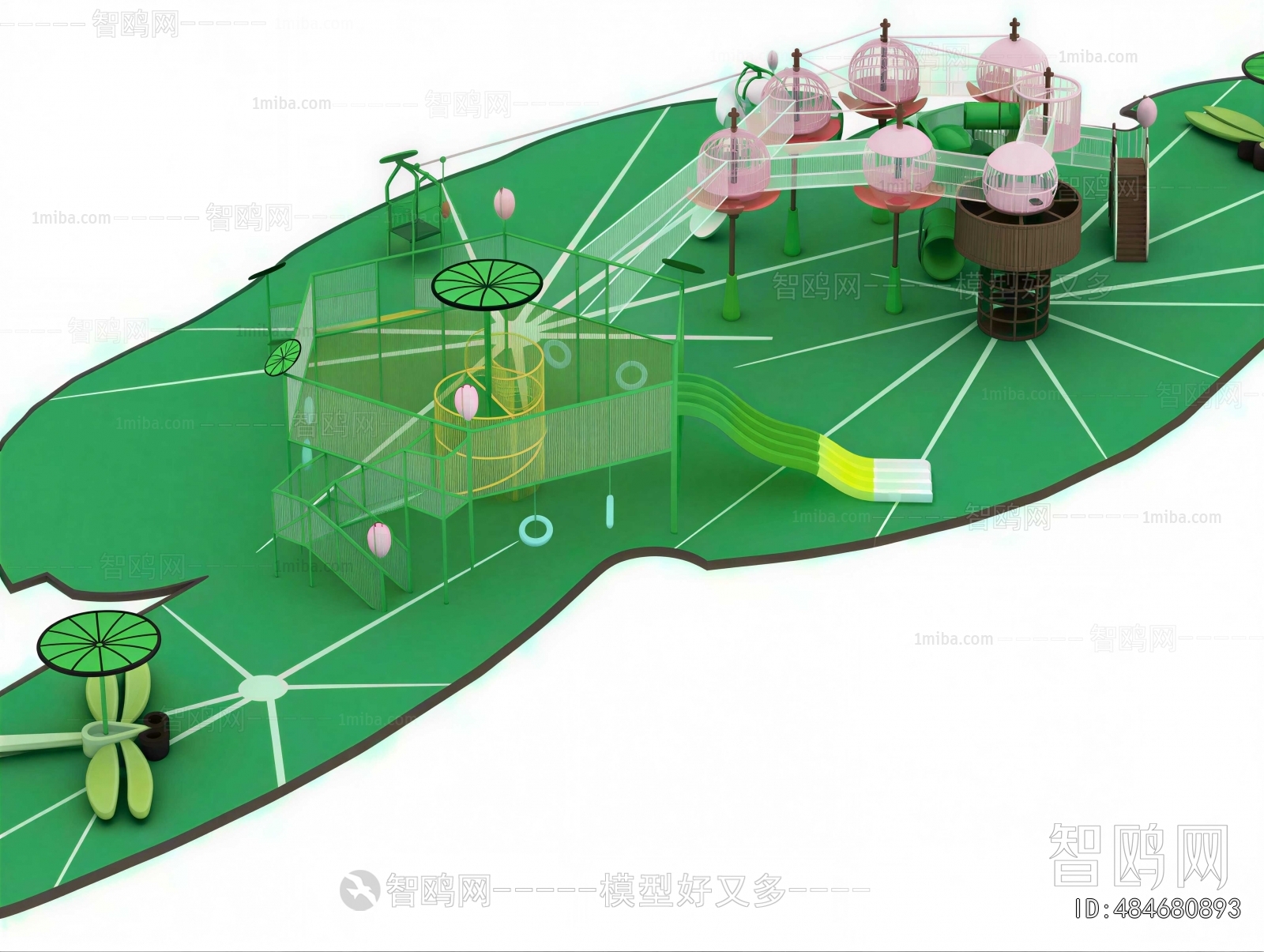 Modern Park Landscape