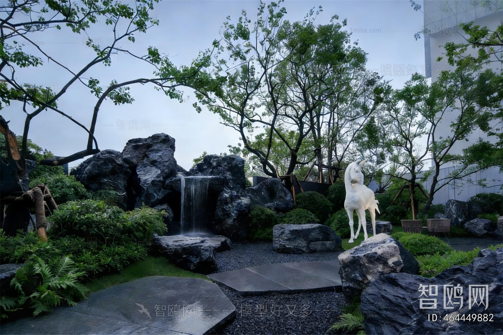 Modern Courtyard/landscape