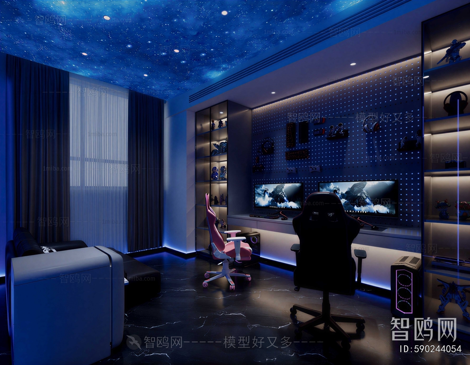Modern E-sports Room