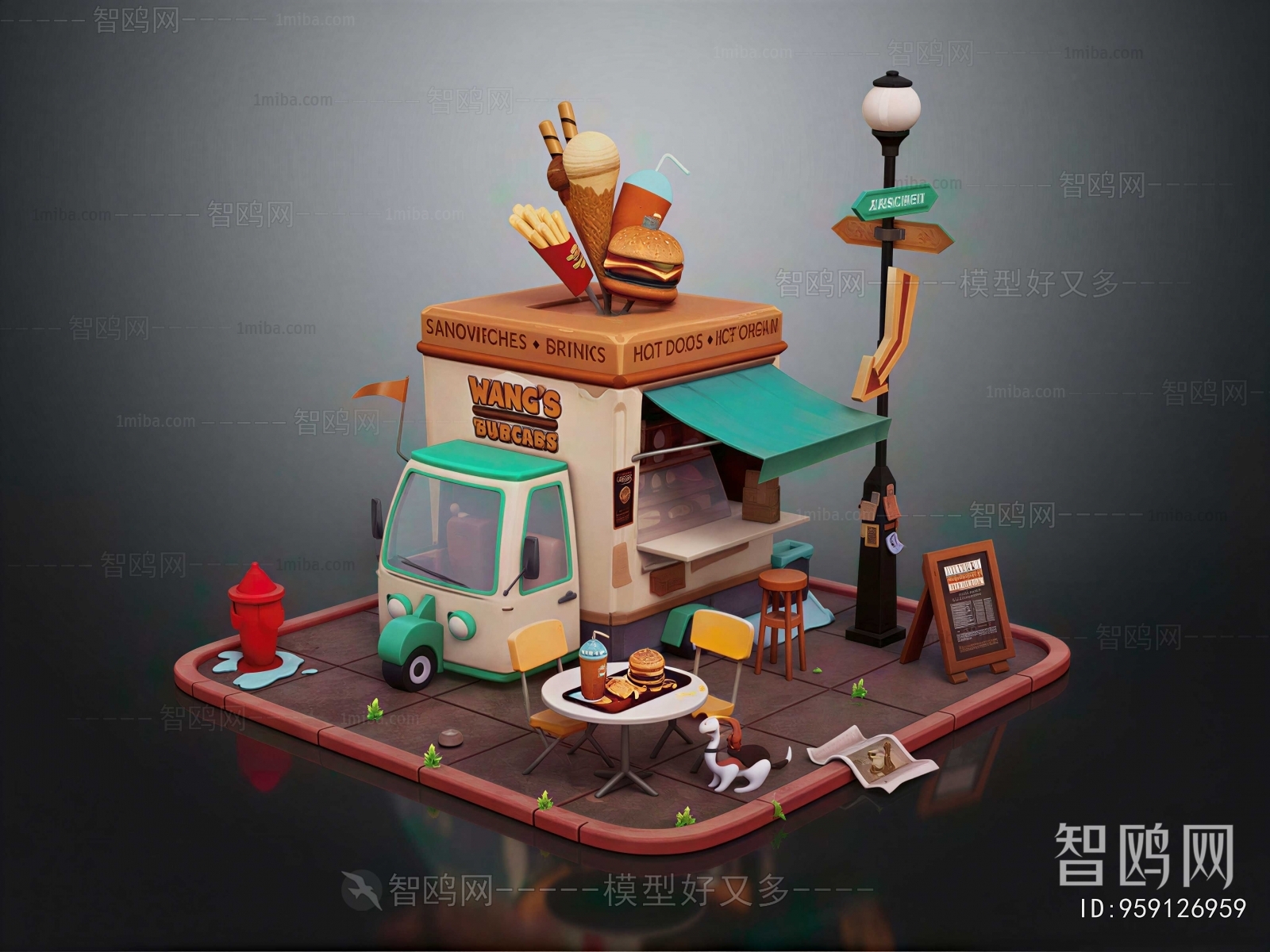 Modern Cartoon House