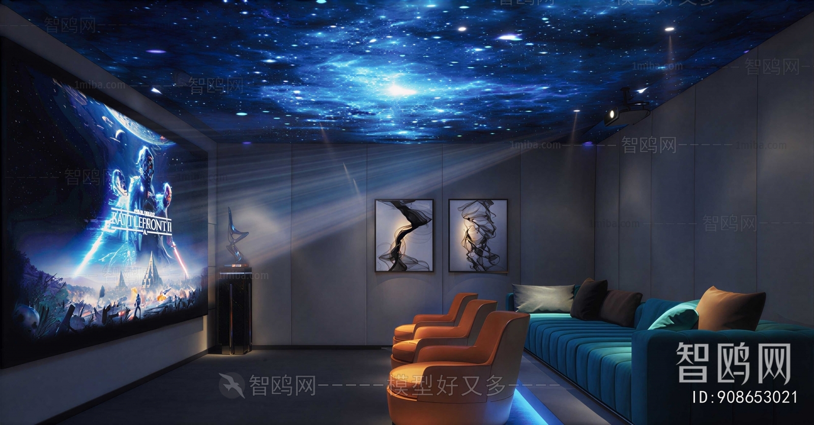 Modern Audiovisual Room