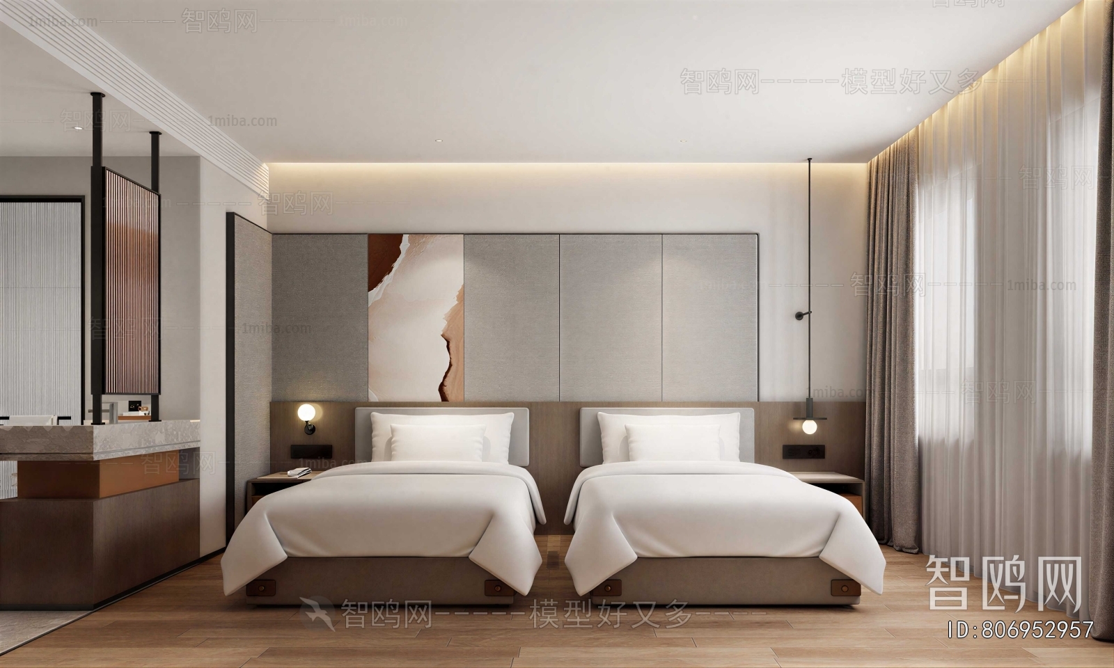 Modern Guest Room
