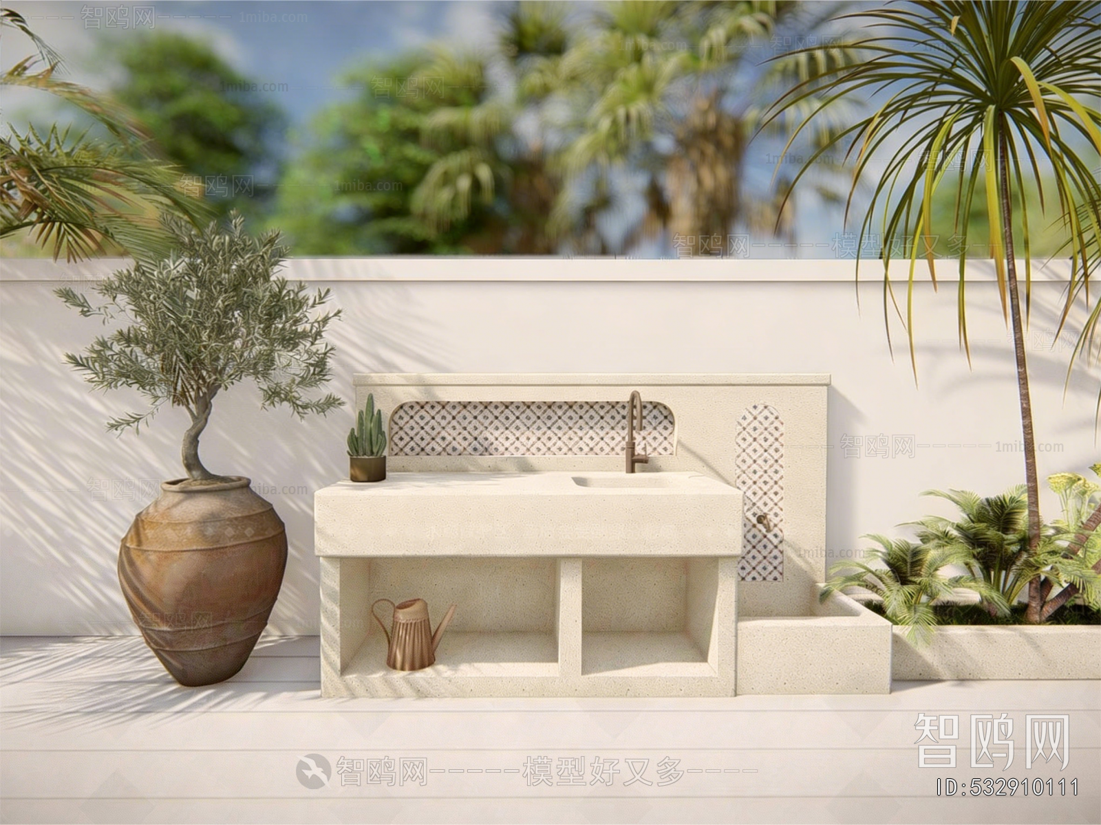 Modern Courtyard/landscape