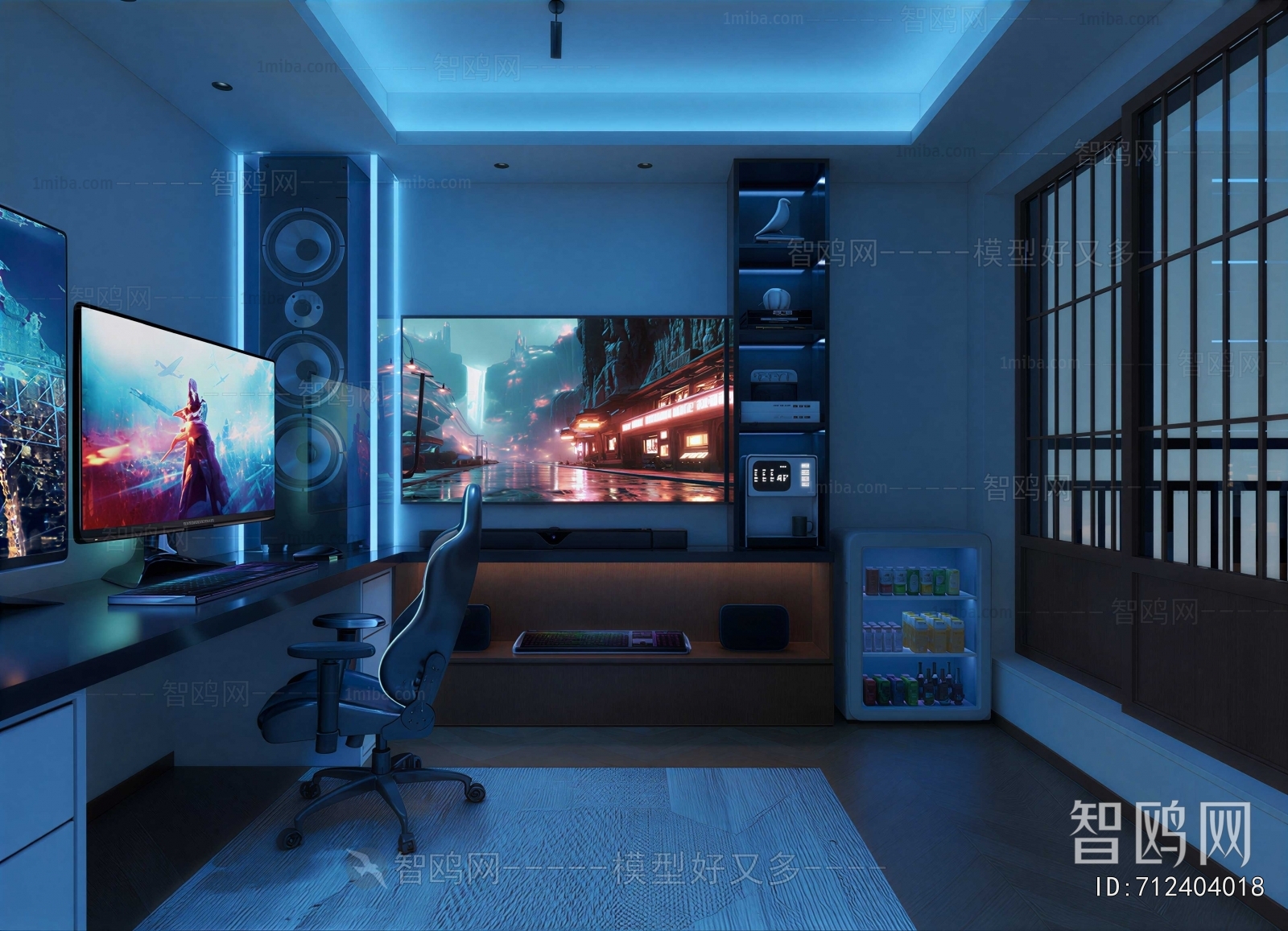 Modern E-sports Room