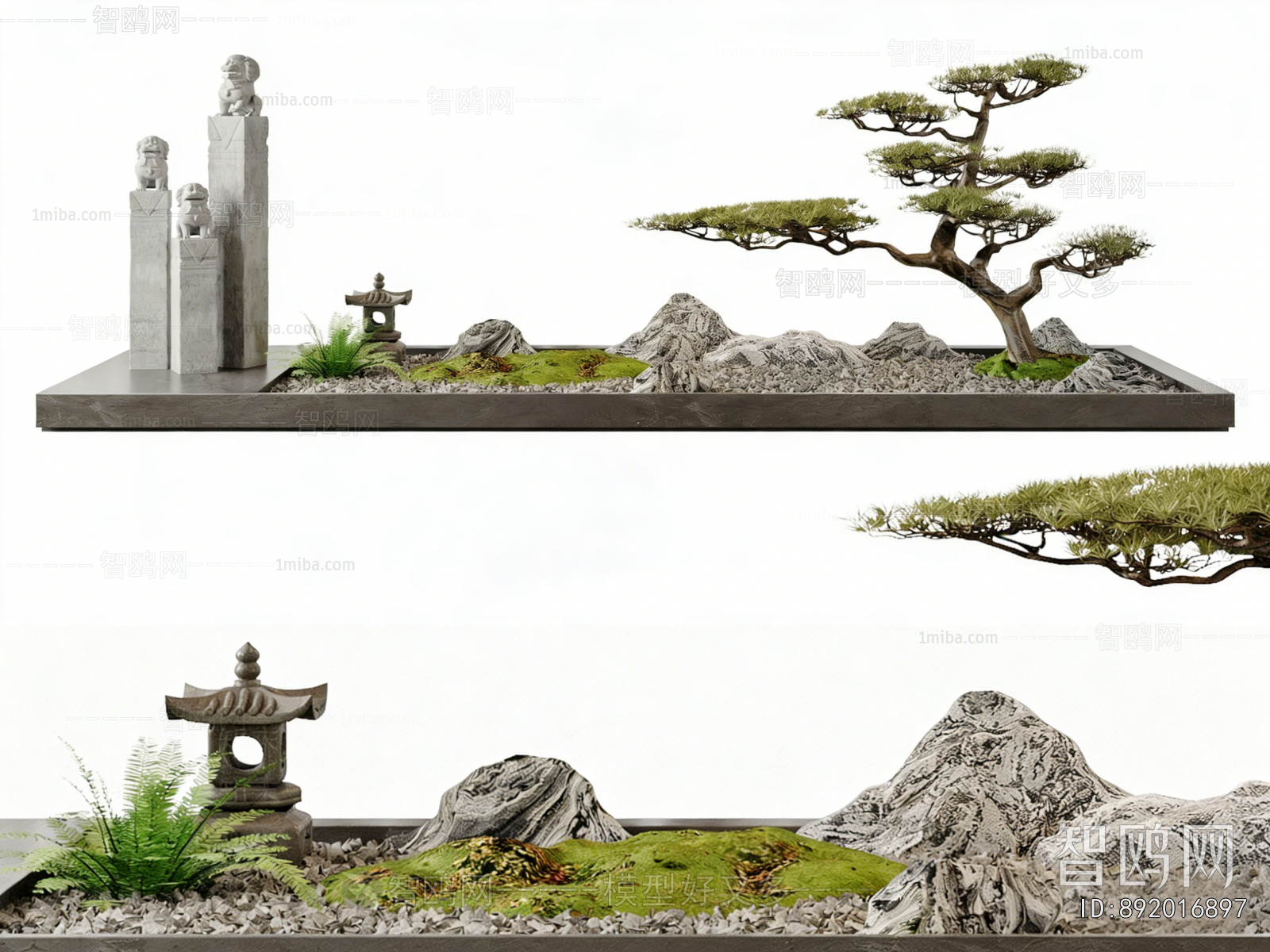 New Chinese Style Rockery Waterscape