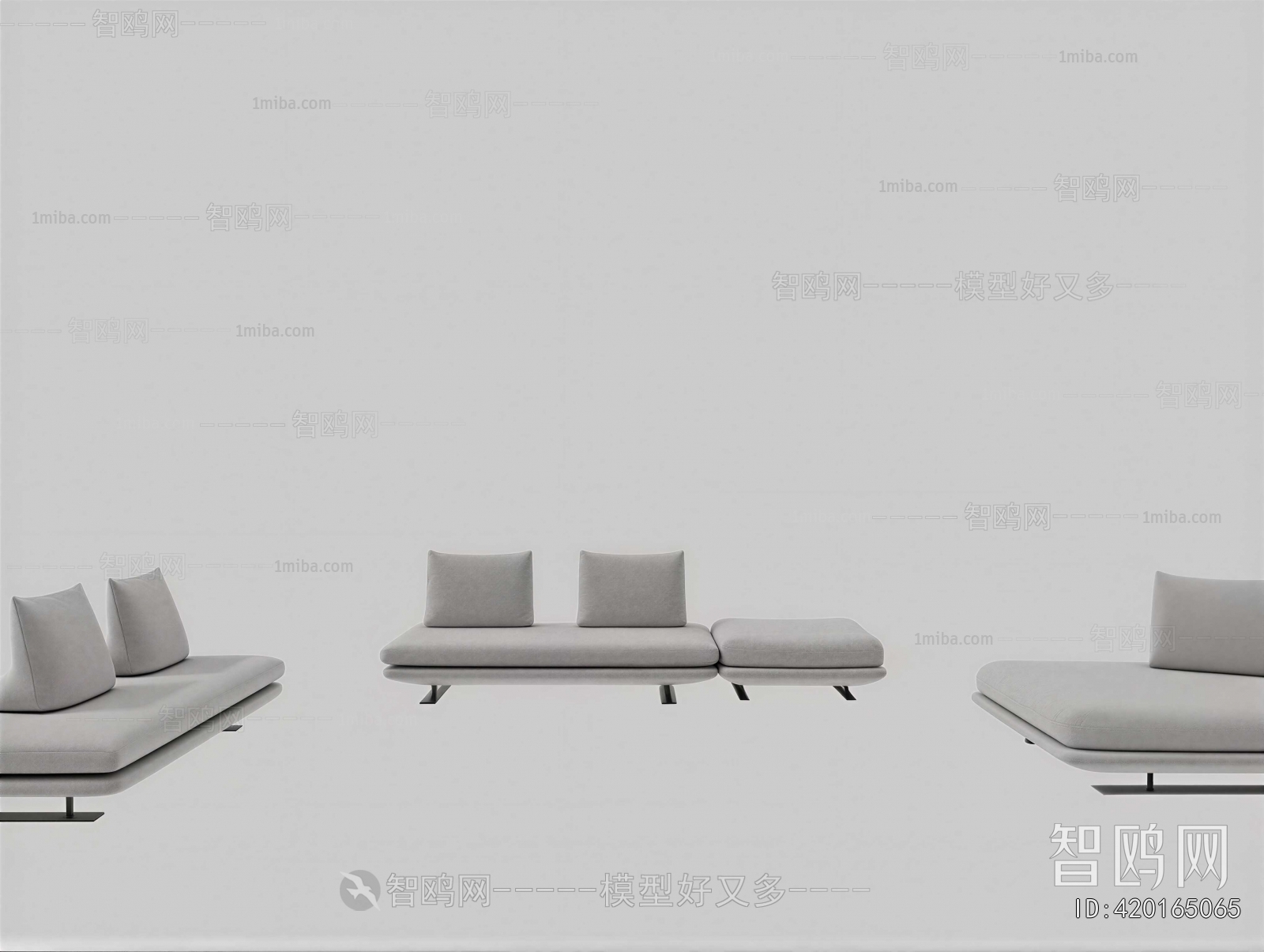 Modern Three-seat Sofa