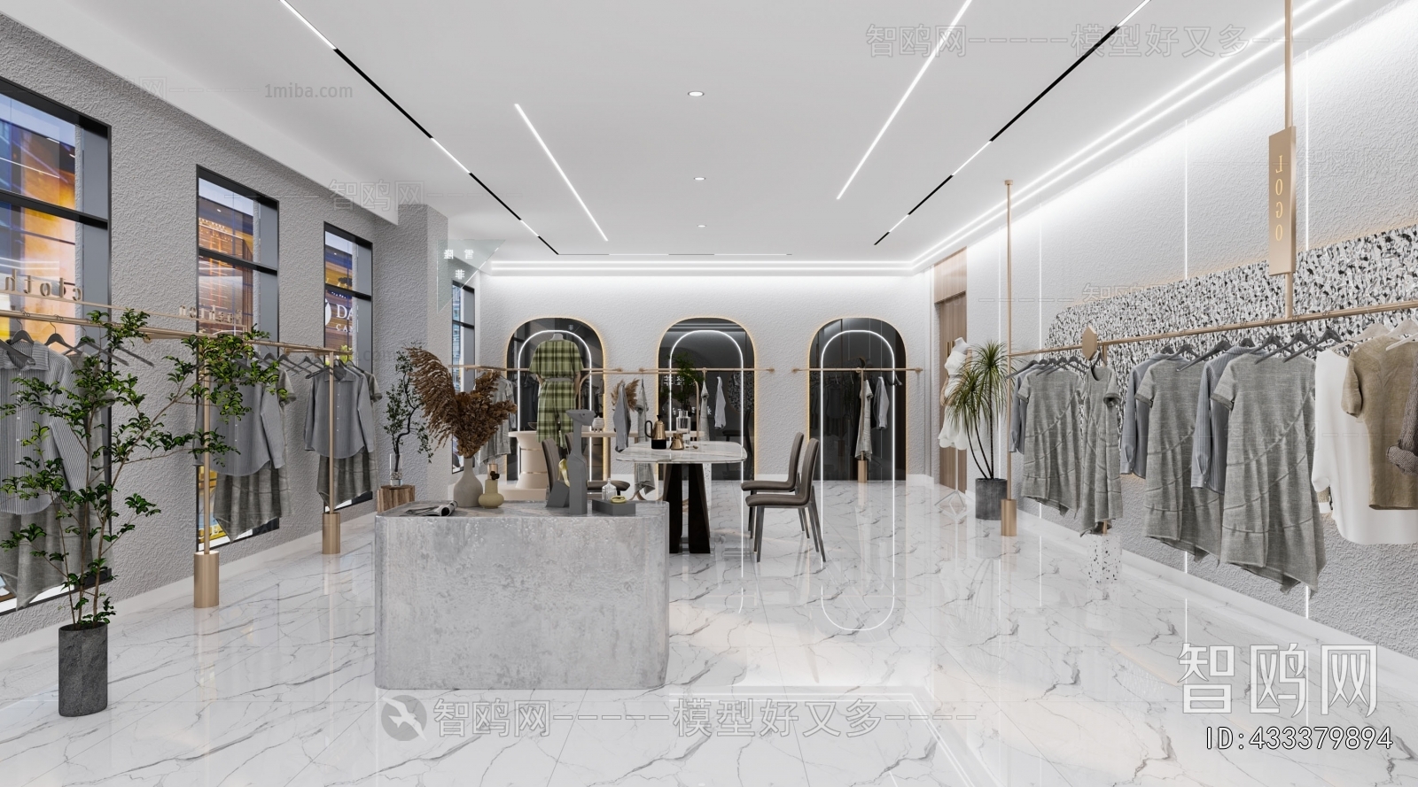 Modern Clothing Store