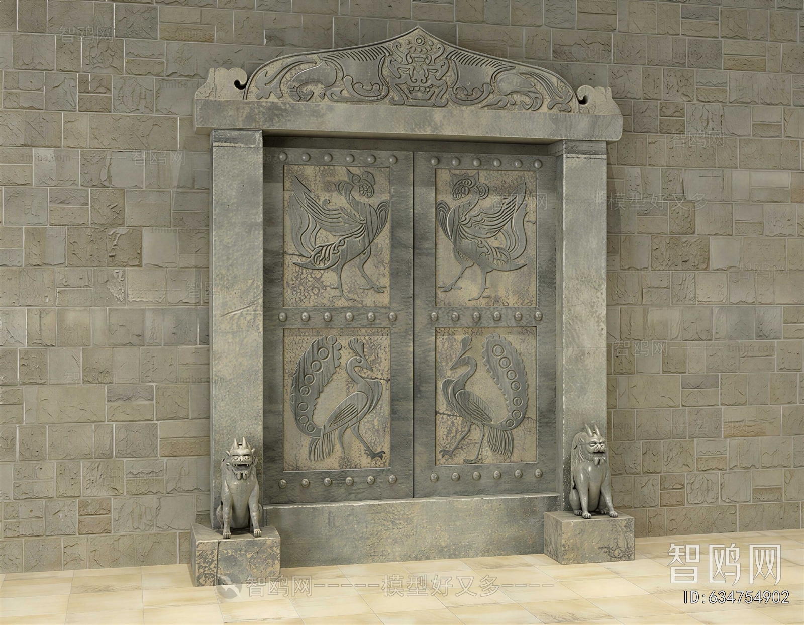 New Chinese Style Gate