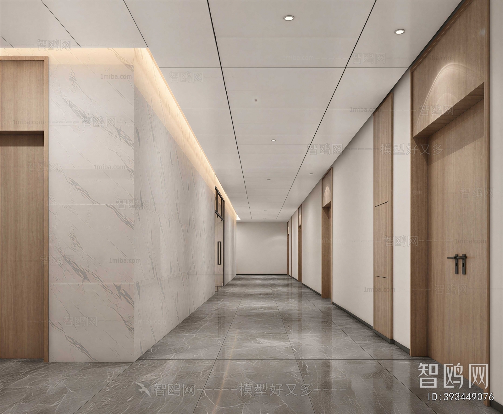 Modern Office Aisle