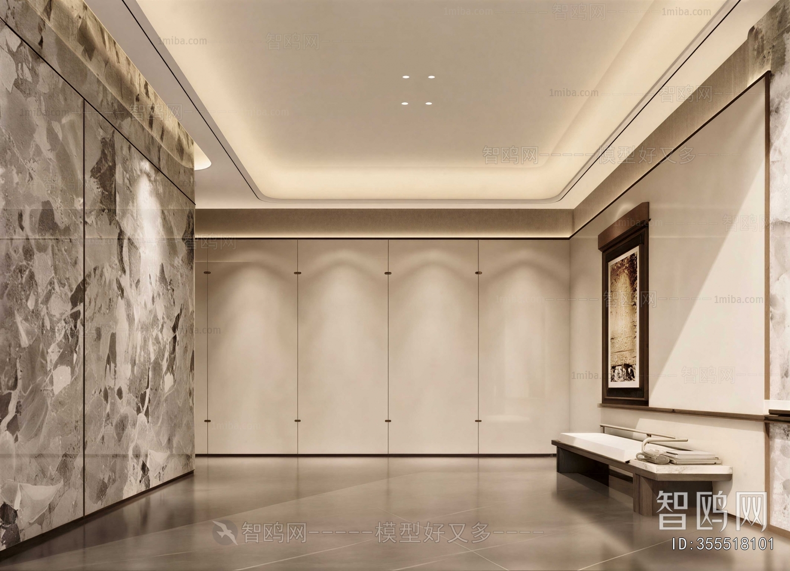Modern Office Aisle