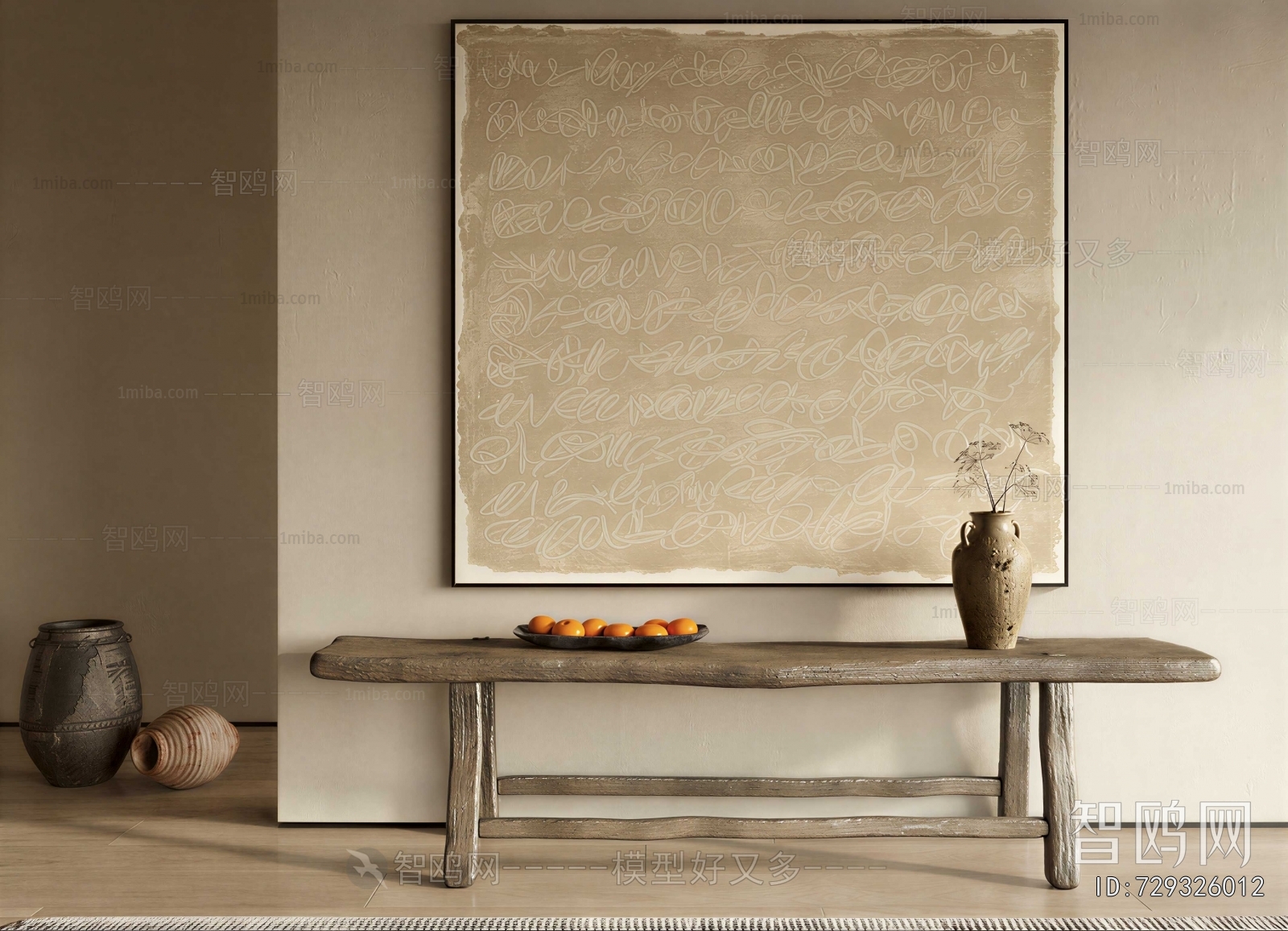 Wabi-sabi Style Painting