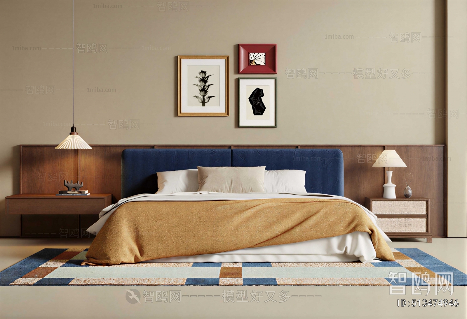 Modern Double Bed