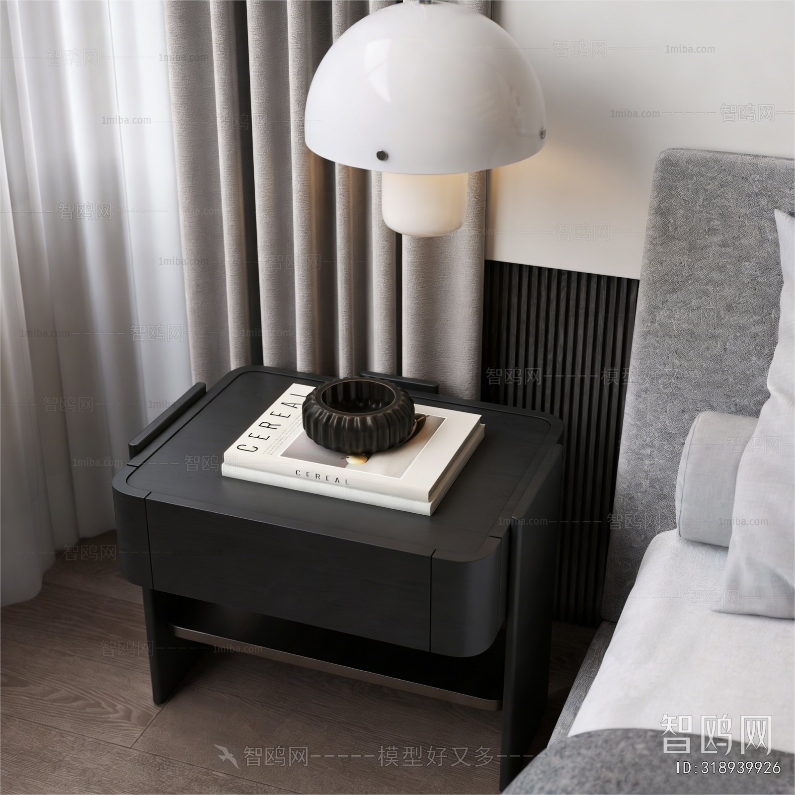 Modern Bedside Cupboard