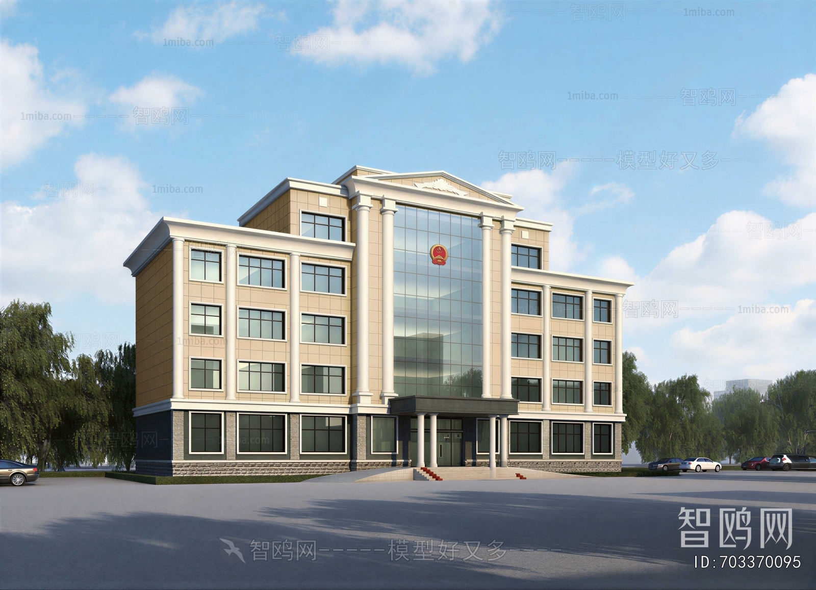 Modern Appearance Of Commercial Building