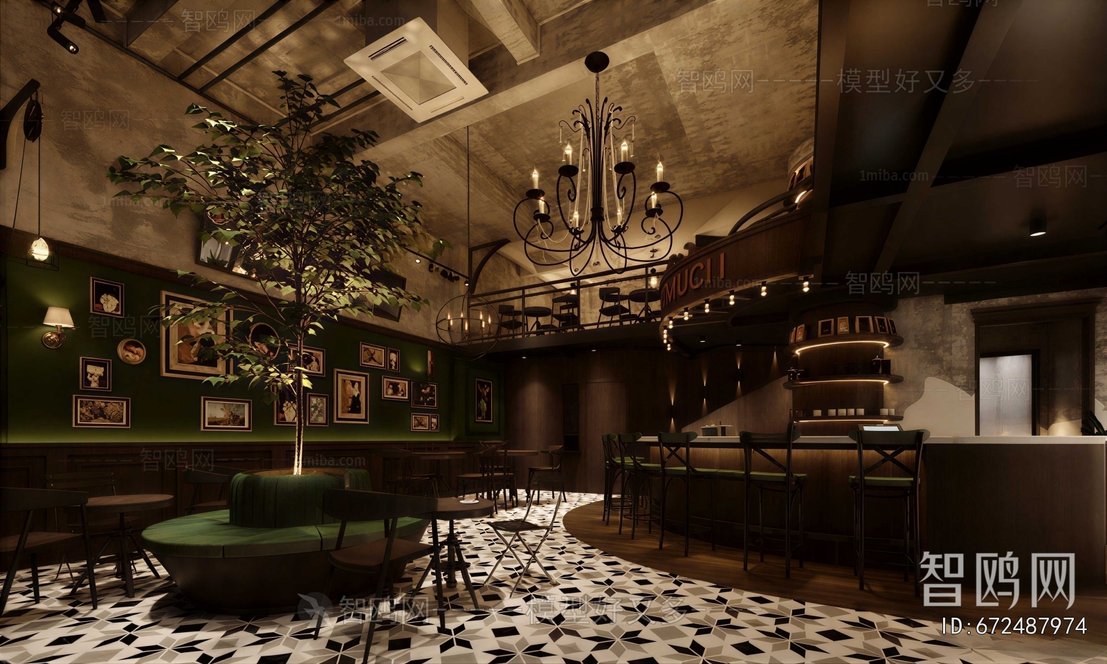 Industrial Style Cafe