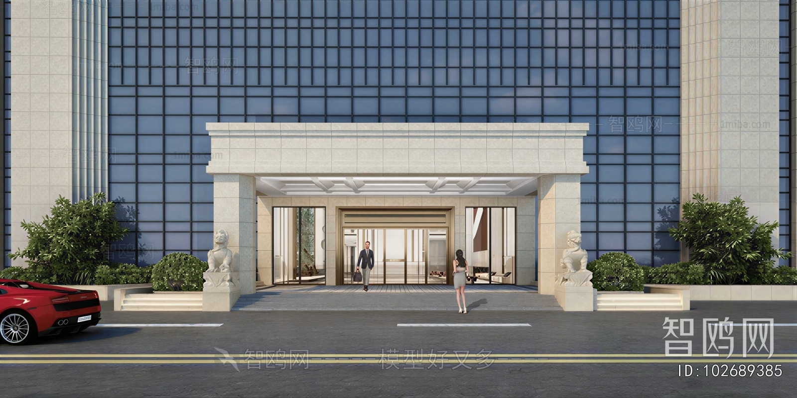 New Chinese Style Facade Element