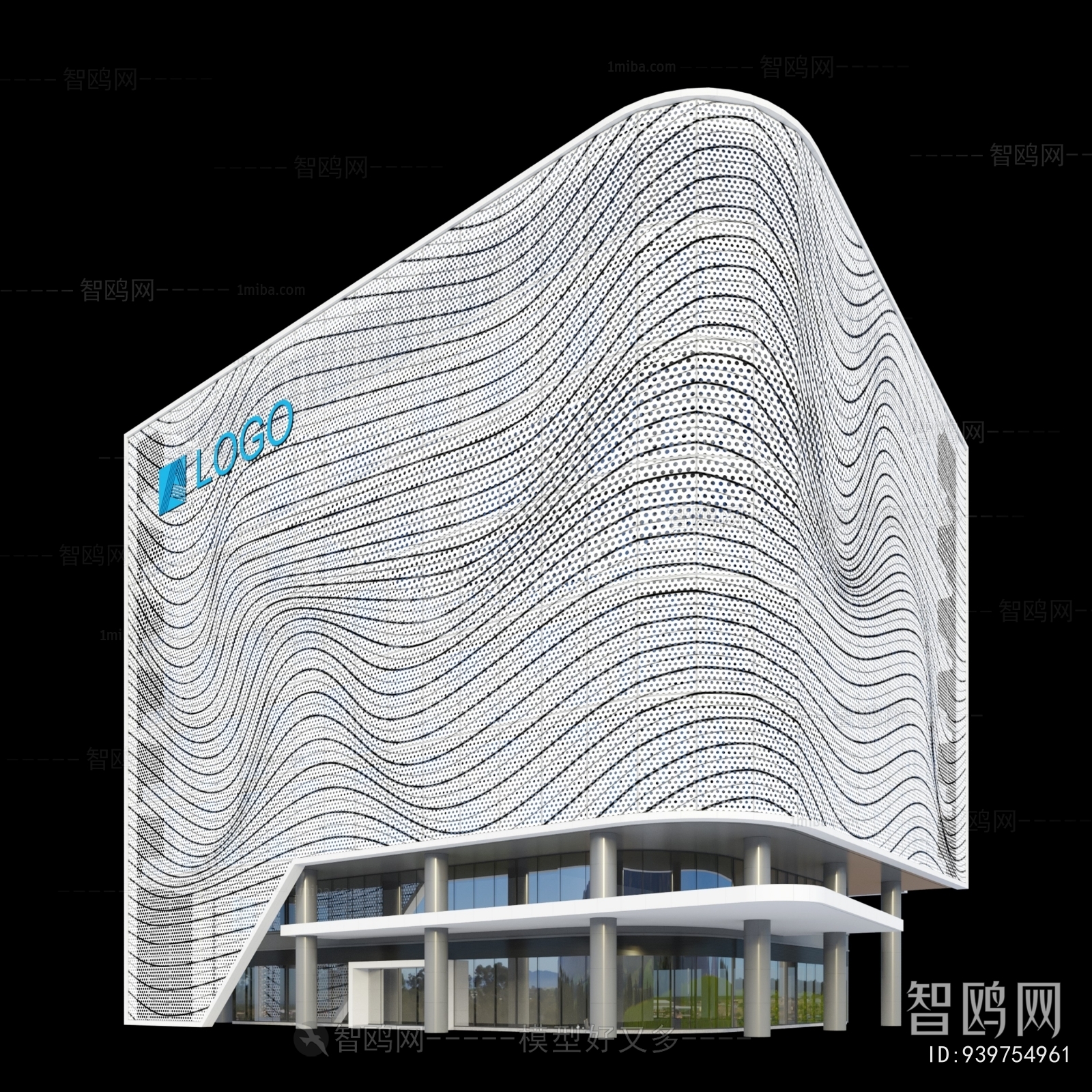 Modern Appearance Of Commercial Building